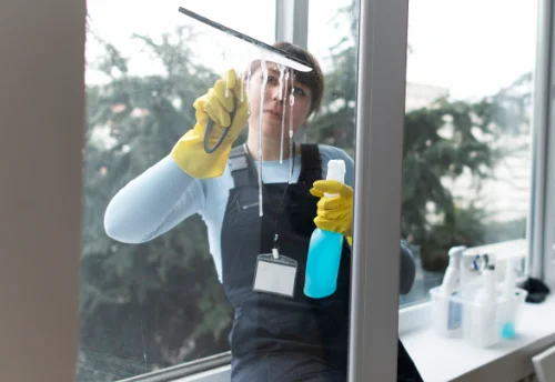 Nettoyage de vitres intérieures et extérieures à la Motte-d'Aveillans